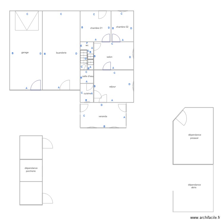 DURAND ST MICHEL PLOMB. Plan de 0 pièce et 0 m2