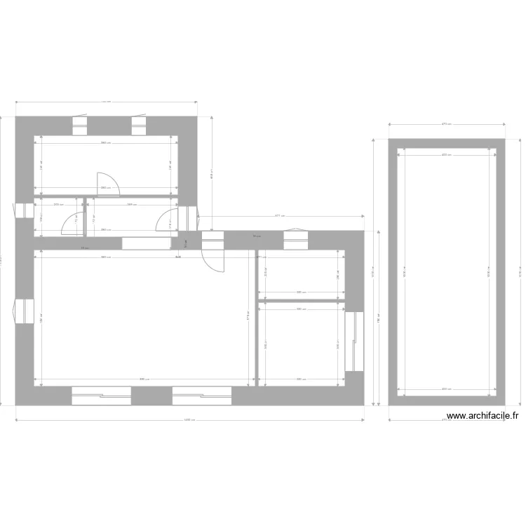 BERGERIE RDC + 30% + SOUS SOL ELEVATION 1.30M. Plan de 
