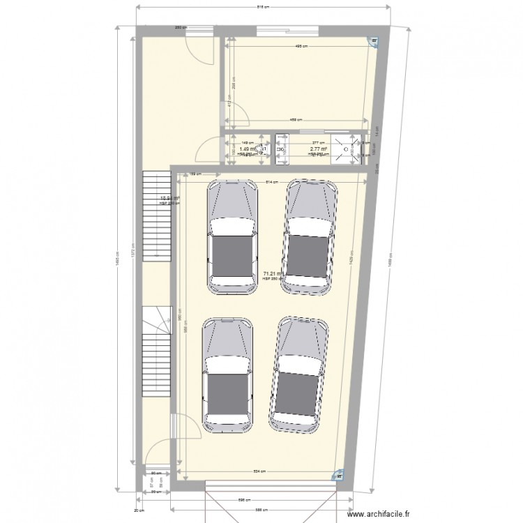 Plan Bierges. Plan de 0 pièce et 0 m2