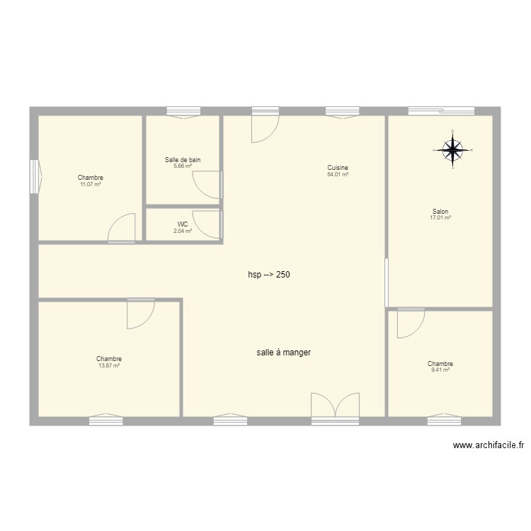 ROCHES Craintilleux. Plan de 0 pièce et 0 m2