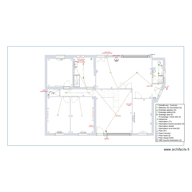 Projet Jard - Cormier. Plan de 0 pièce et 0 m2