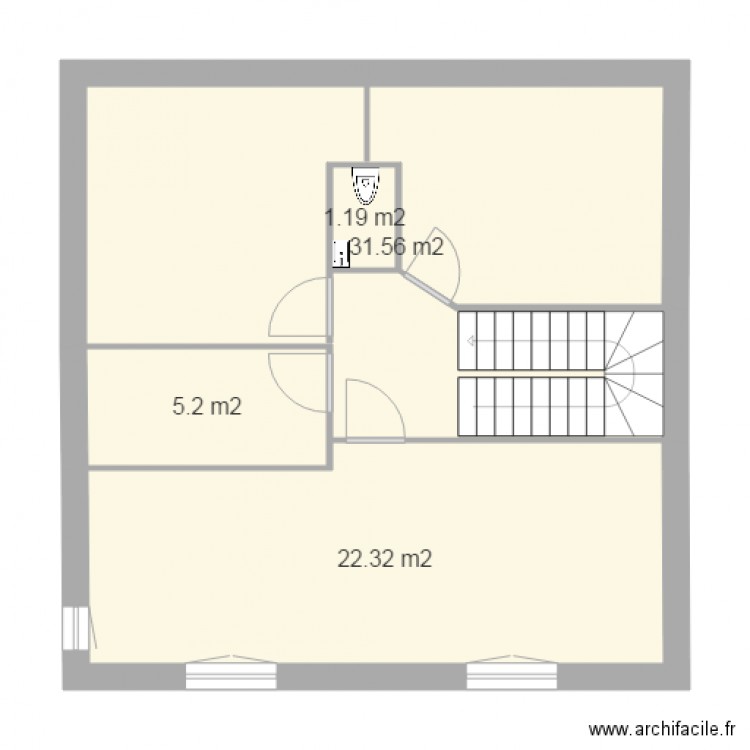 bastide manon projet étage. Plan de 0 pièce et 0 m2