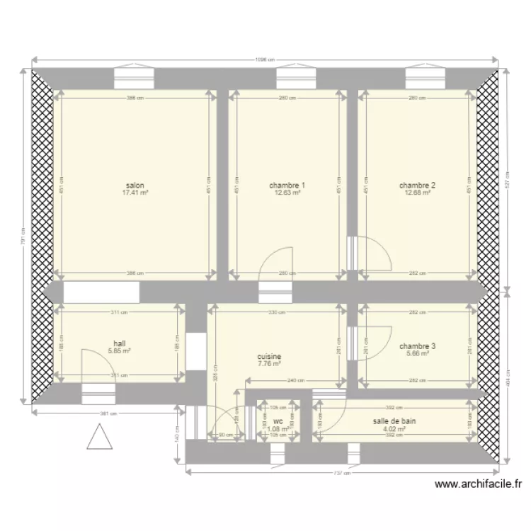 BELKHEIR. Plan de 