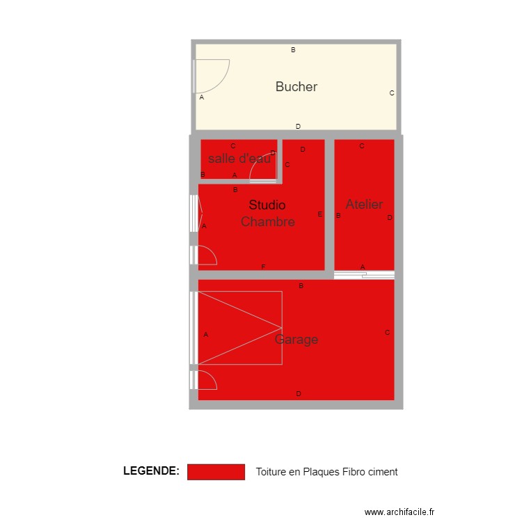 croquis dependance 2. Plan de 0 pièce et 0 m2