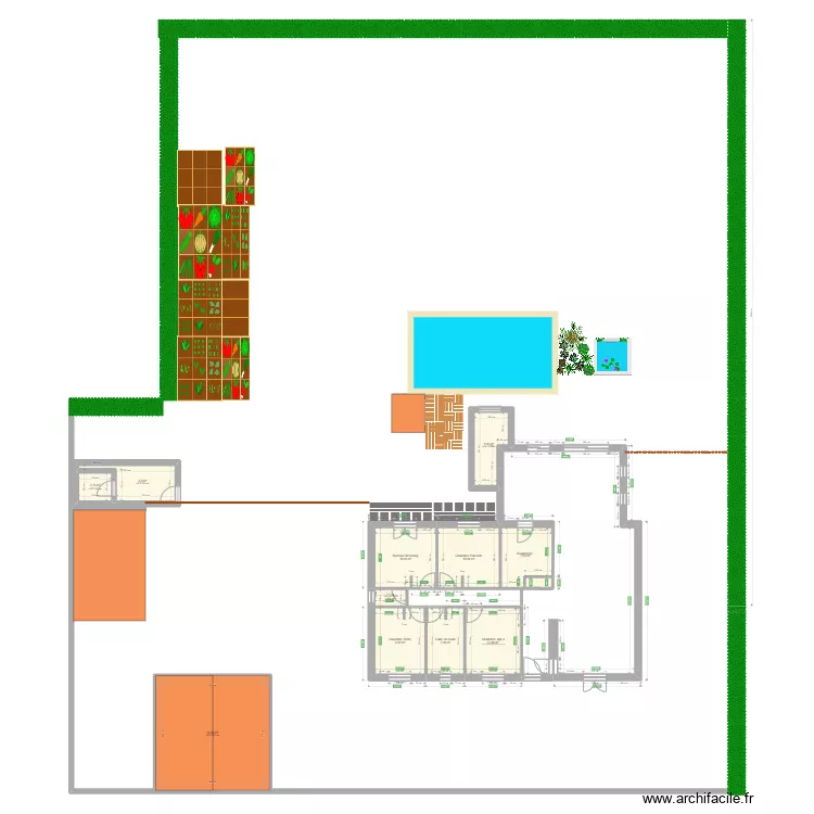 maison st sulpice. Plan de 