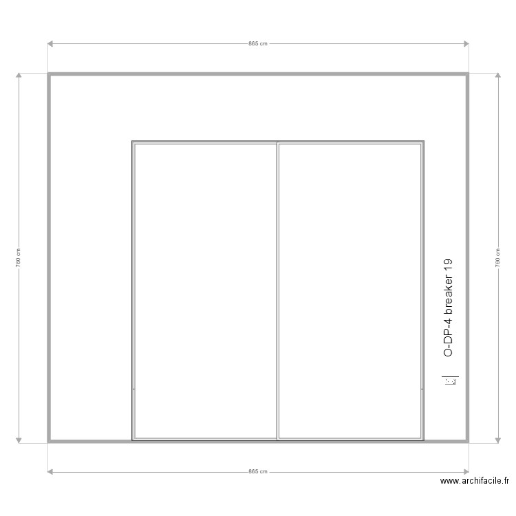 wall 41b outside bedroom 2 plugs X 3. Plan de 1 pièce et 64 m2