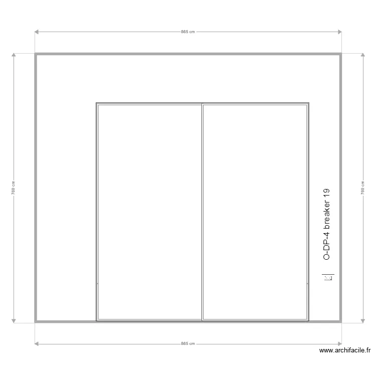 wall 41b outside bedroom 2 plugs X 3. Plan de 