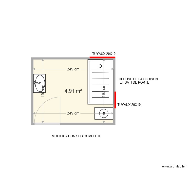 BURET BERNADETTE . Plan de 0 pièce et 0 m2