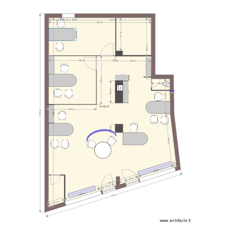 166 cours victor Hugo nu. Plan de 0 pièce et 0 m2