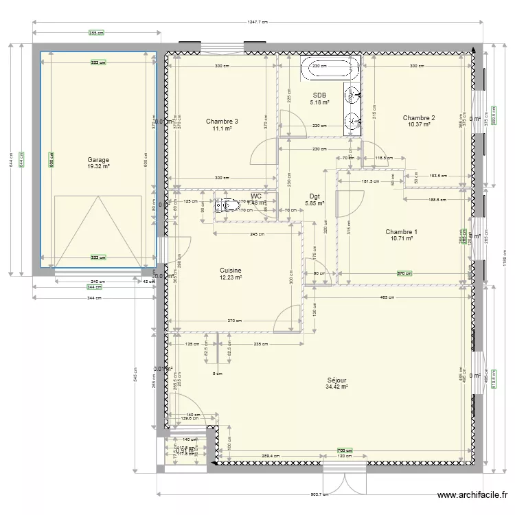 Plan Maison ok 1. Plan de Plan Maison ok 1. Plan de