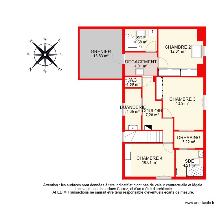 BI 7203 ETAGE. Plan de 0 pièce et 0 m2