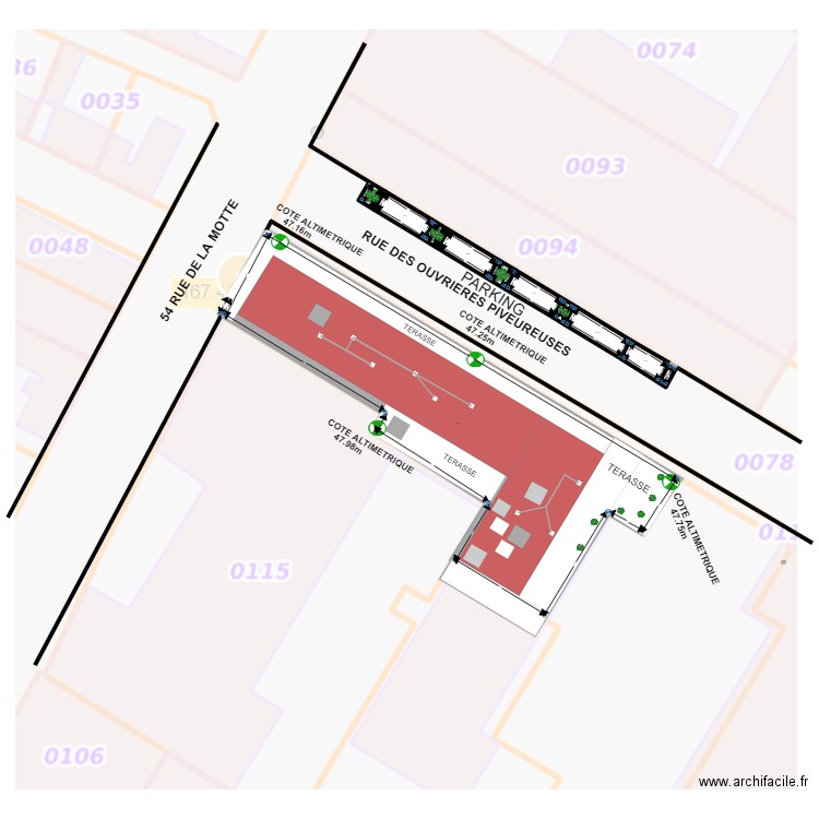 AUBZEVILIER. Plan de 0 pièce et 0 m2