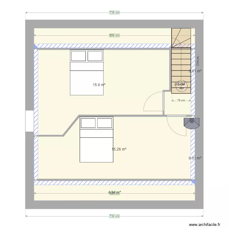 Monnaie Etage. Plan de 