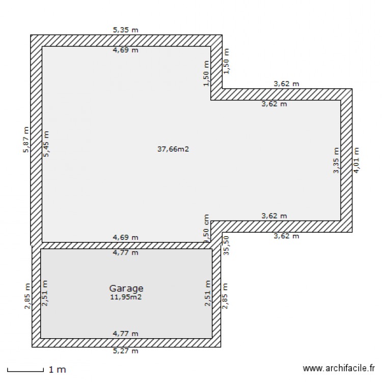 La Muette V1 RDC. Plan de 0 pièce et 0 m2