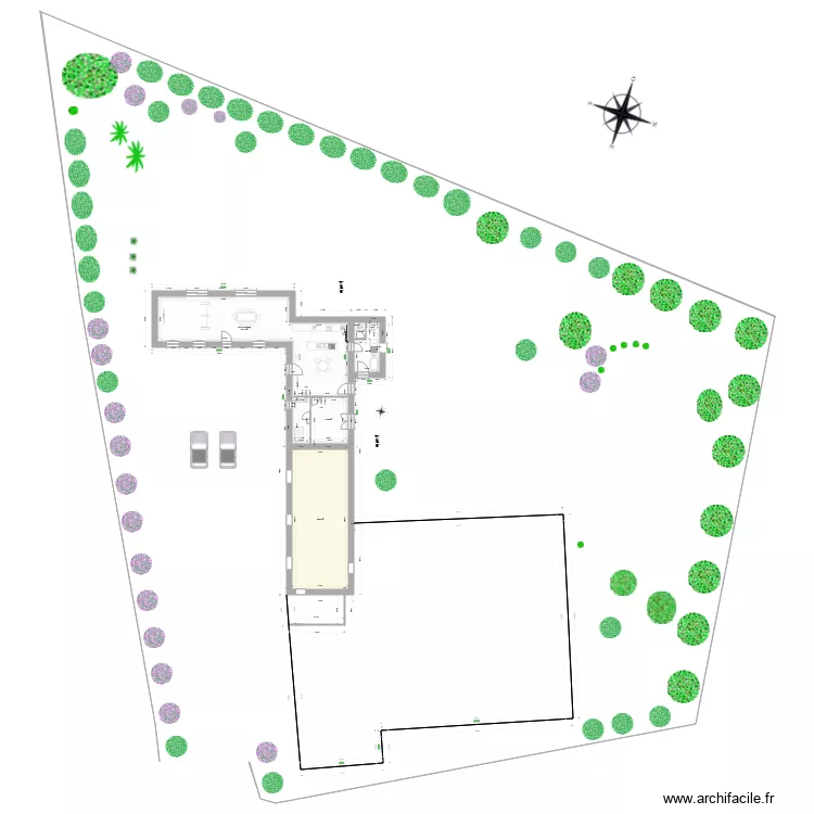 plan de maison int&eacute;grale. Plan de 