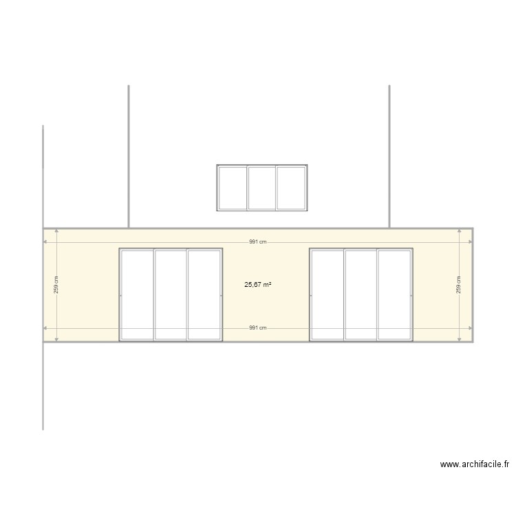 FACADE. Plan de 0 pièce et 0 m2