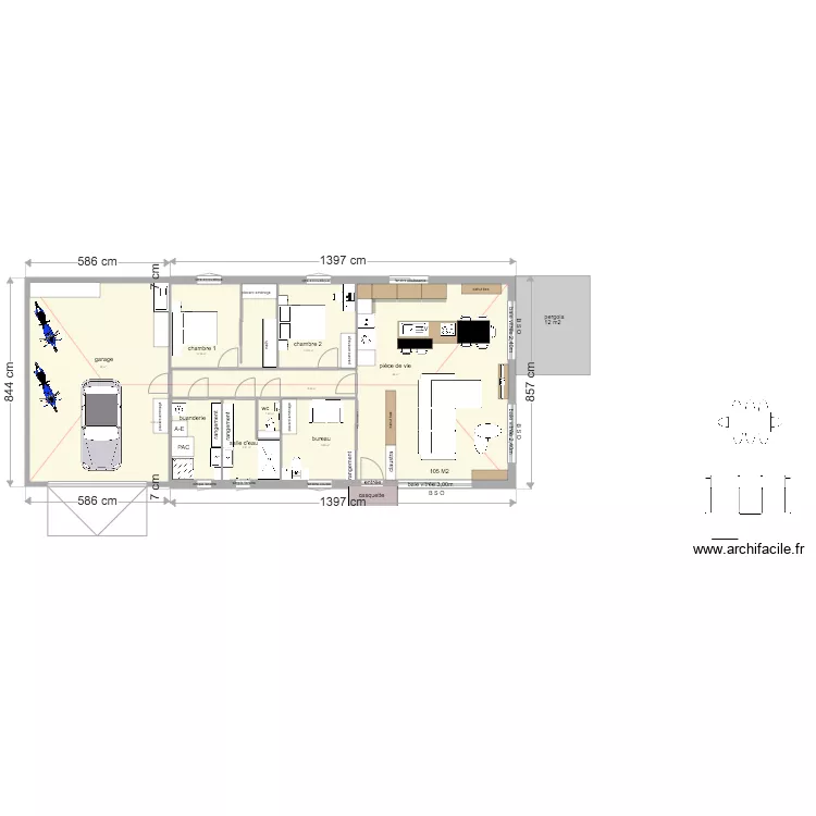 nouveau projet TER. Plan de 