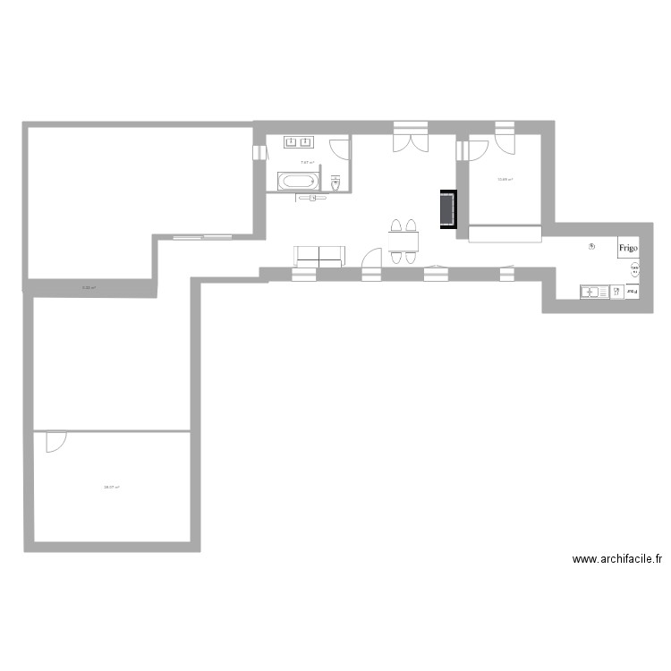 plan cornu 2. Plan de 0 pièce et 0 m2
