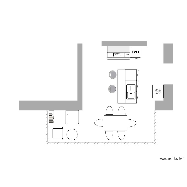 Projet MS Cuisine. Plan de 0 pièce et 0 m2