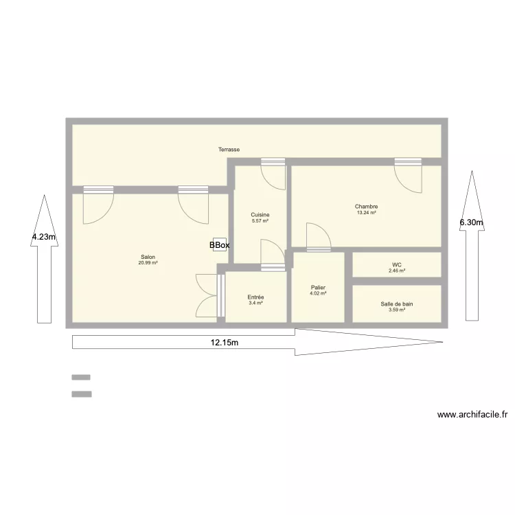Test Bouygues. Plan de 