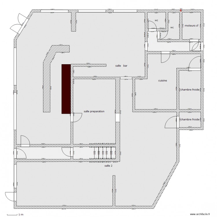 rdc apres travaux. Plan de 0 pièce et 0 m2