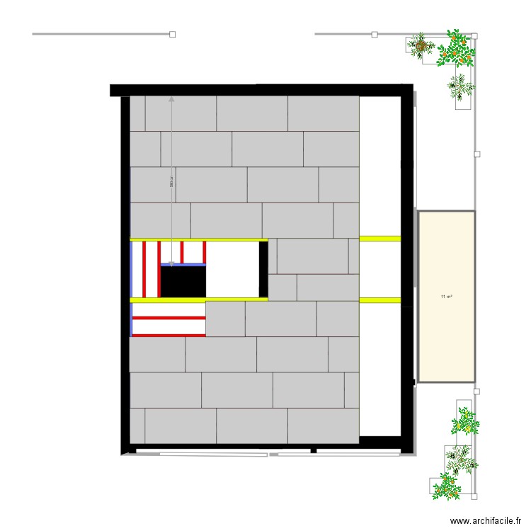 tussenvloer Bas underlayment. Plan de 0 pièce et 0 m2