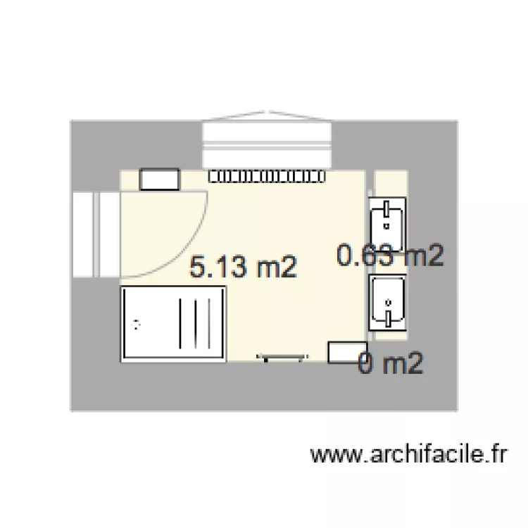 Salle de bain enfant EDL. Plan de Salle de bain enfant EDL. Plan de