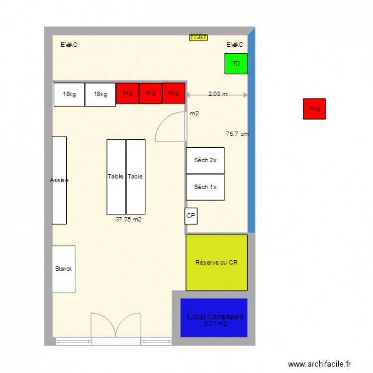 Louveigne projet1. Plan de 0 pièce et 0 m2