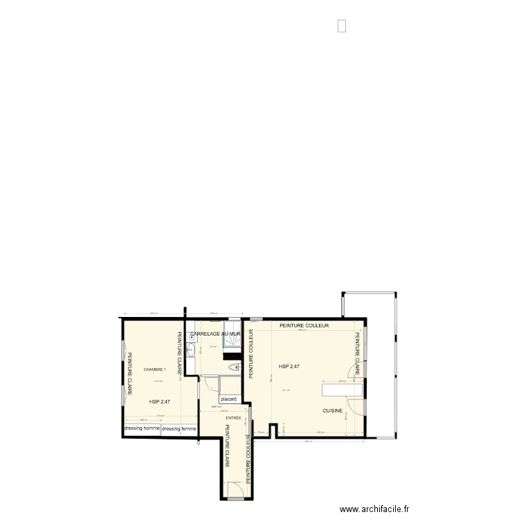 APPARTEMENT METZ SCHMITT REVU PEINTURE . Plan de 0 pièce et 0 m2