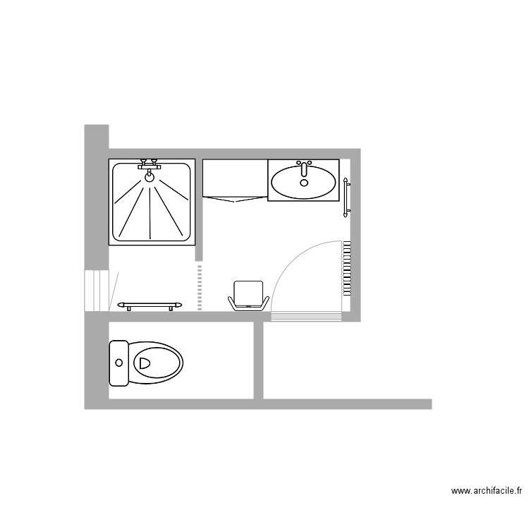 S de Bains papi. Plan de 0 pièce et 0 m2