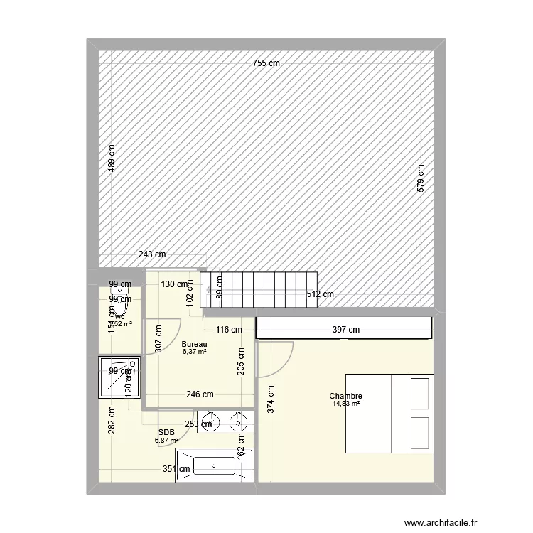 MBBECHNA420b11 / 3. Plan de 6 et 71 m² MBBECHNA420b11 / 3. Plan de 6 et 71 m²
