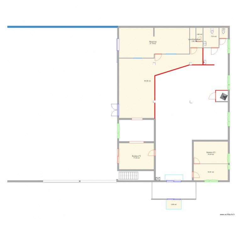 Plan après. Plan de 0 pièce et 0 m2