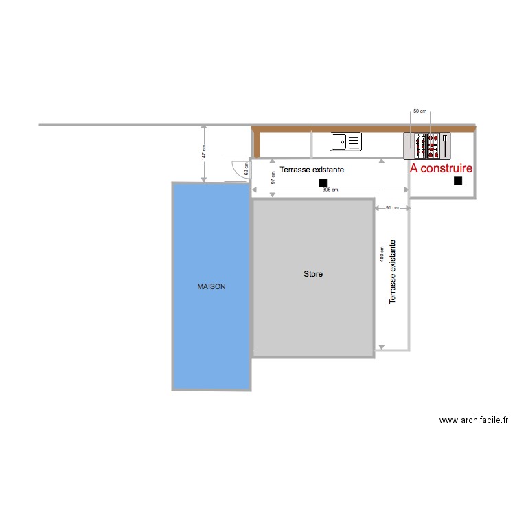 CUISINE ETE 2. Plan de 0 pièce et 0 m2