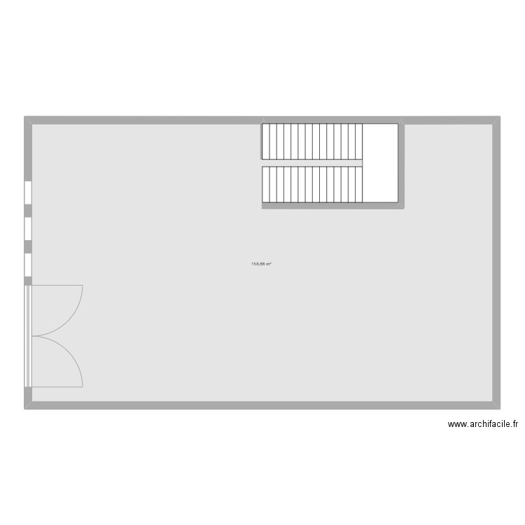 Local ARSUD SLV. Plan de 1 pièce et 159 m2