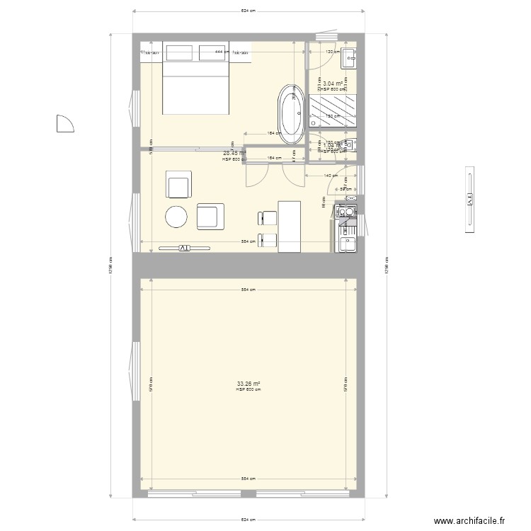 K ET N 2  D. Plan de 0 pièce et 0 m2