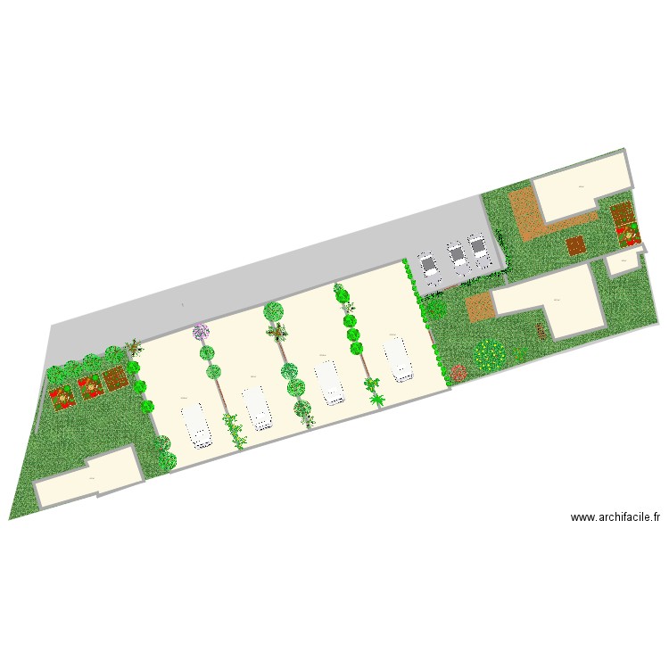 jardin mum. Plan de 0 pièce et 0 m2