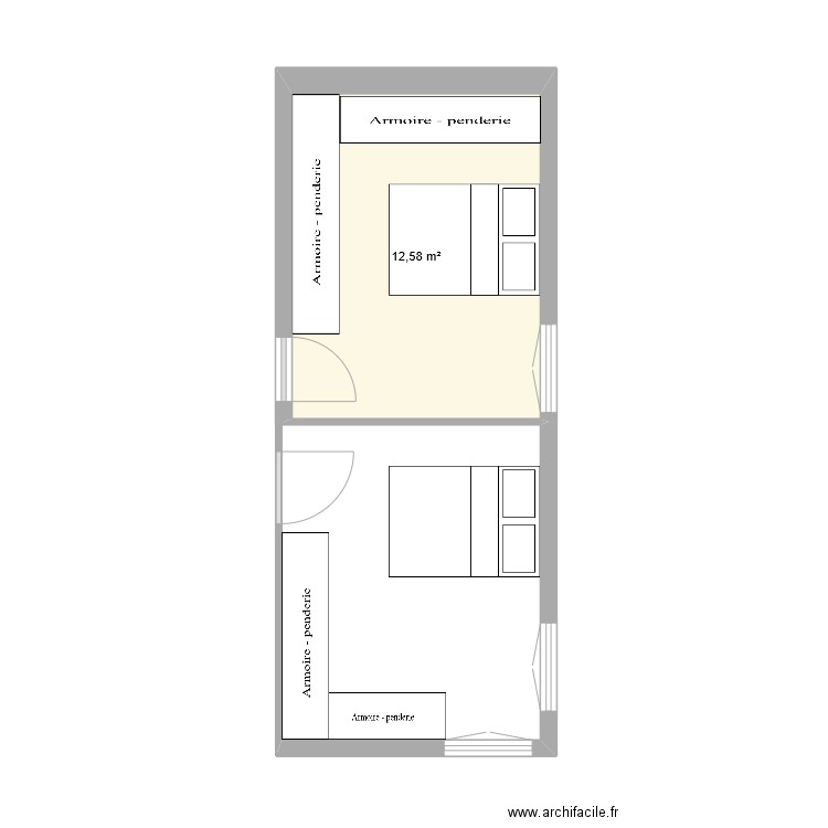 Test 1 Appartement. Plan de 0 pièce et 0 m2