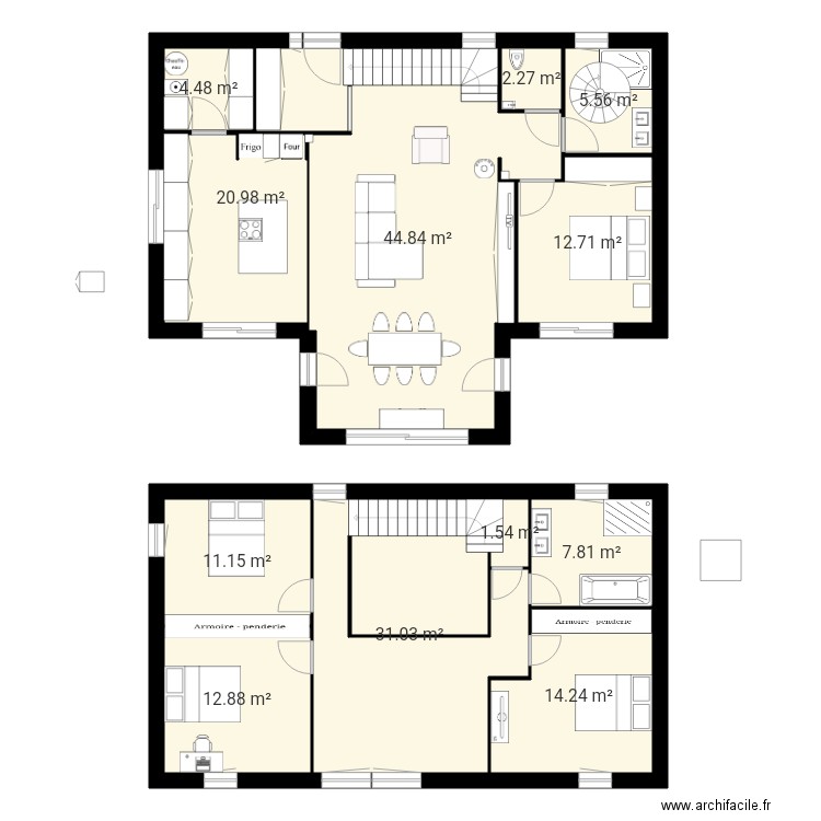 plan final 1. Plan de 0 pièce et 0 m2