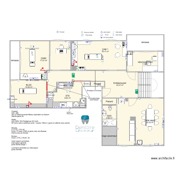 CAB COMPLET. Plan de 0 pièce et 0 m2