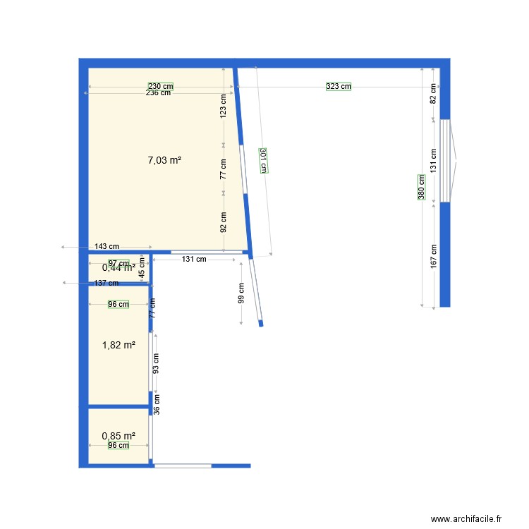 appartement rte Lodève 45. Plan de 0 pièce et 0 m2