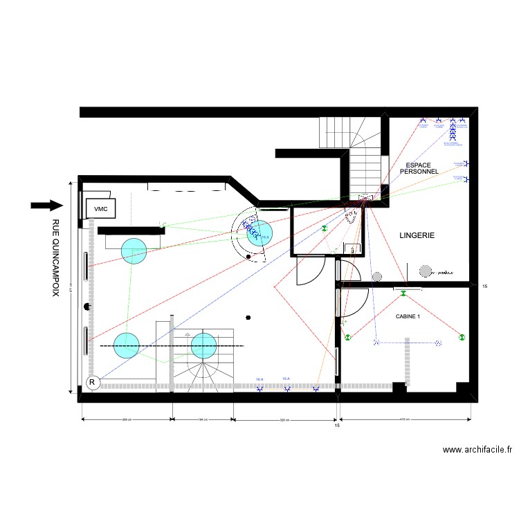  PLAN ÉLECTRIQUE RDC. Plan de 0 pièce et 0 m2