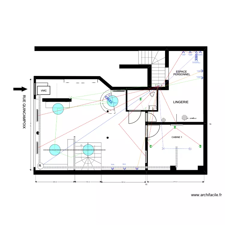  PLAN &Eacute;LECTRIQUE RDC. Plan de 