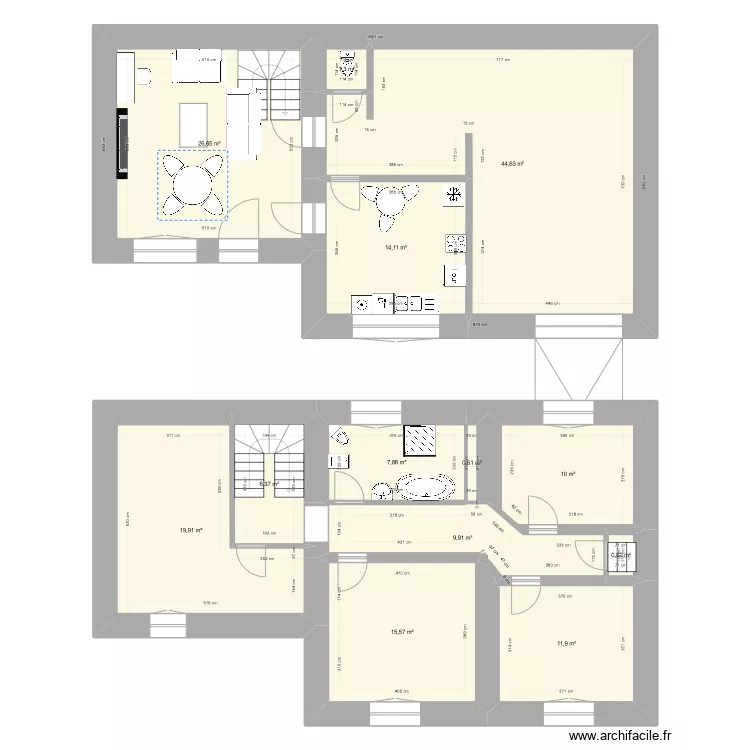 rdc artonges. Plan de 