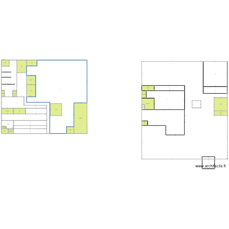 single plan labo. Plan de 0 pièce et 0 m2