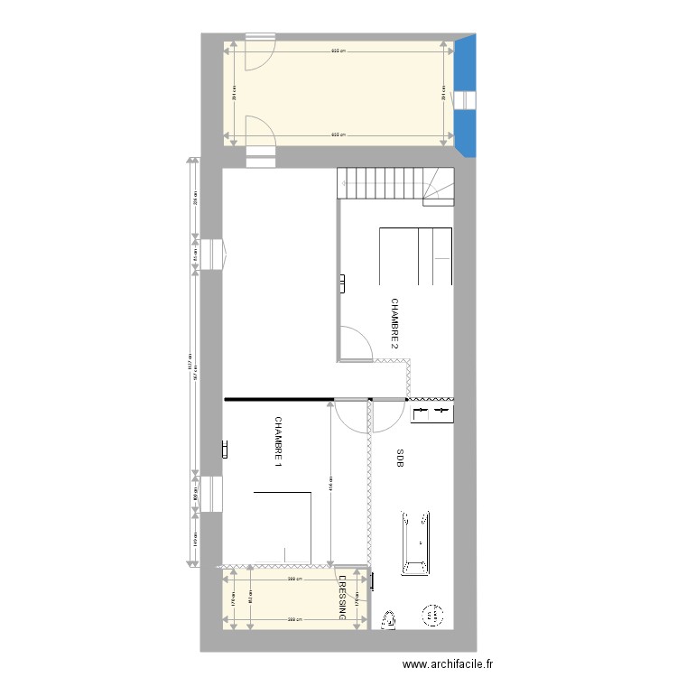 Renovation étage 22 maiI 2018. Plan de 0 pièce et 0 m2