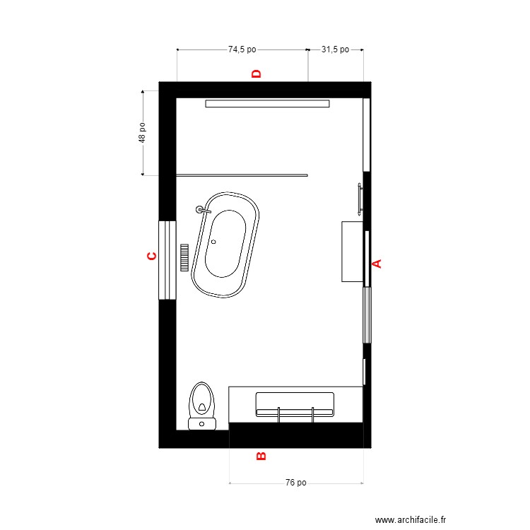 Gélinas vide. Plan de 0 pièce et 0 m2