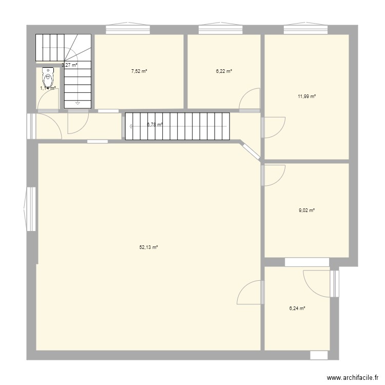plan Agrandissement 1. Plan de 0 pièce et 0 m2