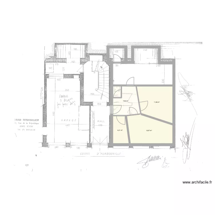 studio sans couloir avec plan. Plan de 4 et 36 m² studio sans couloir avec plan. Plan de 4 et 36 m²