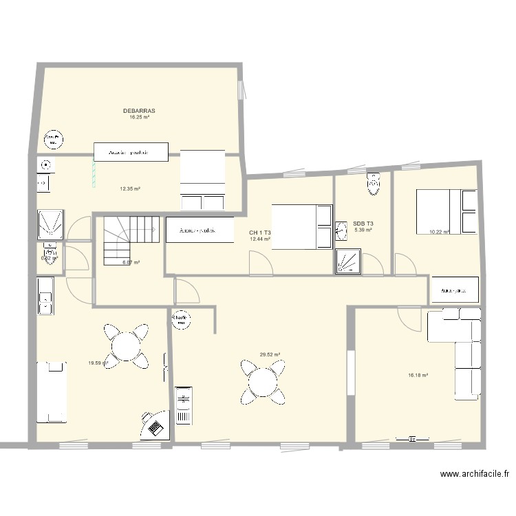 LIBERTE 2IEME PROJET 121020. Plan de 0 pièce et 0 m2