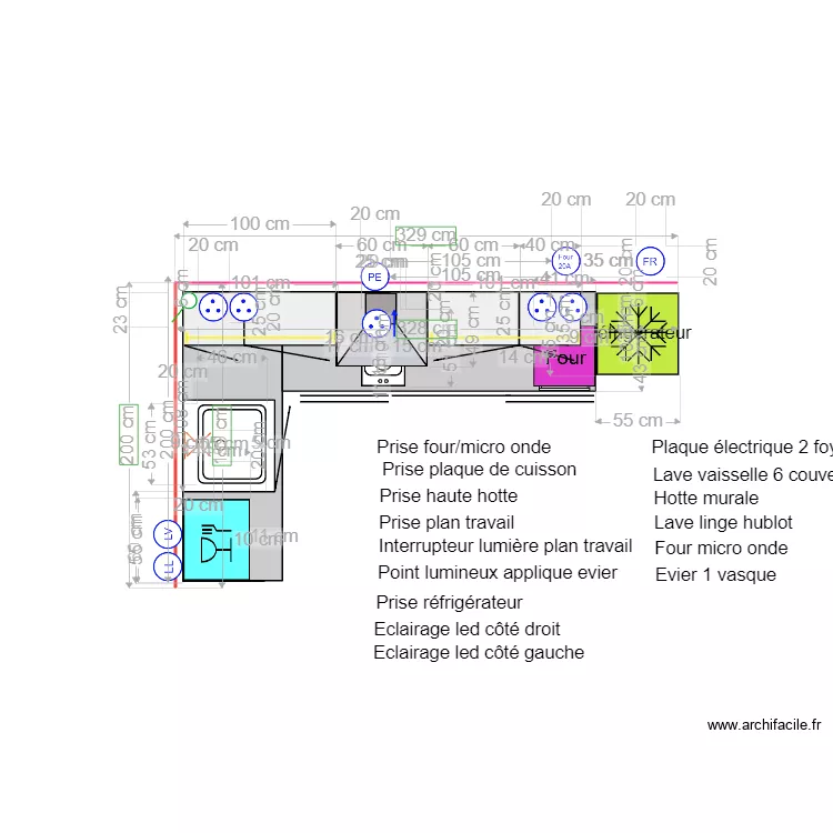 cuisine les issambres 4 1 bac. Plan de 